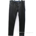 Fashion Coating Black Slim Denim Mens Pant